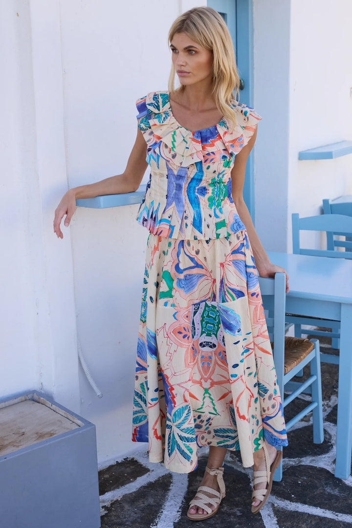 Olivia Skirt | Cream Antico