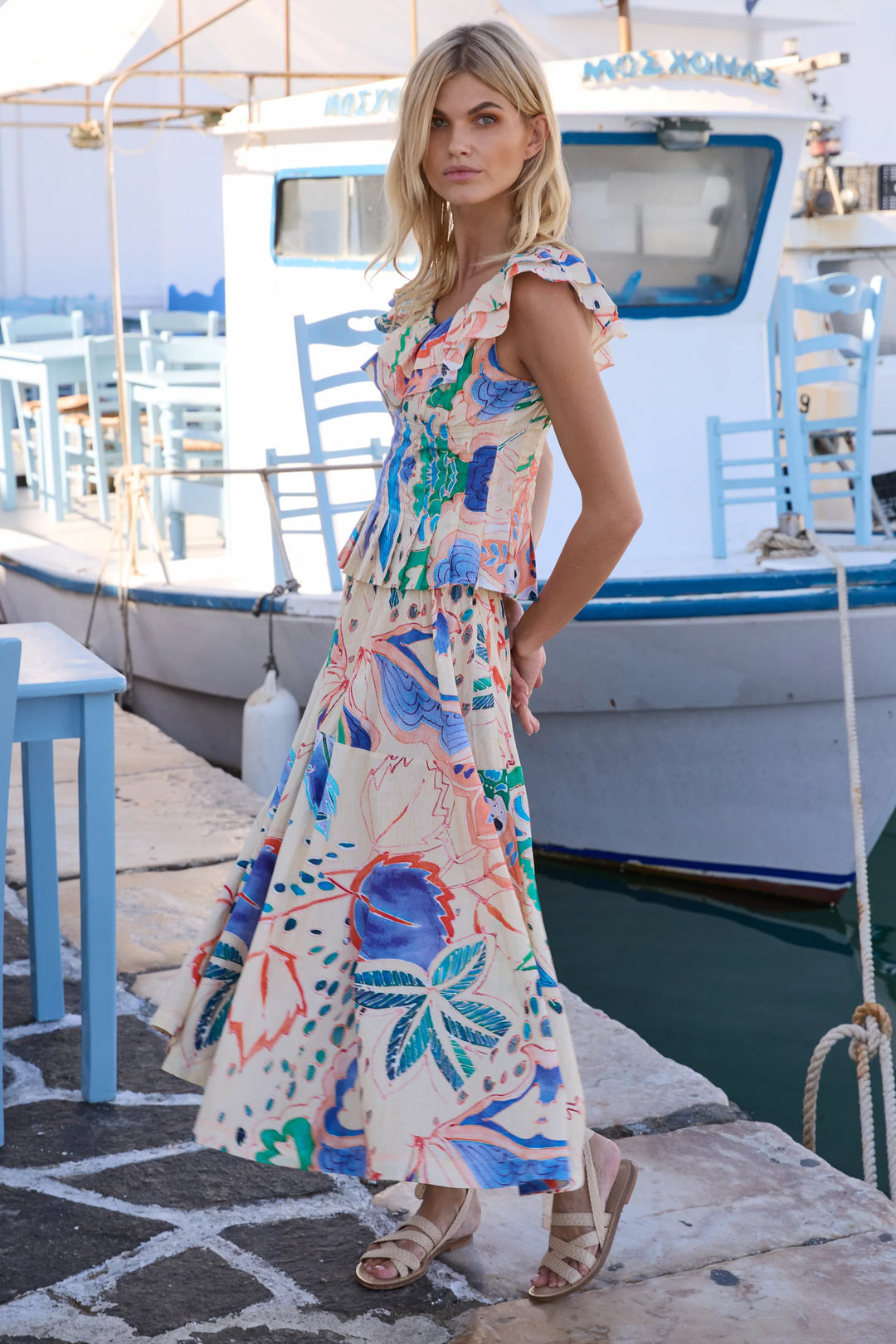 Olivia Skirt | Cream Antico