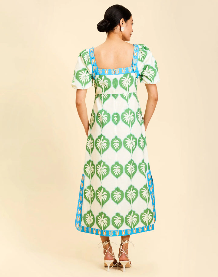 Apollo Convertible Midi Dress | Palm Bay Blue