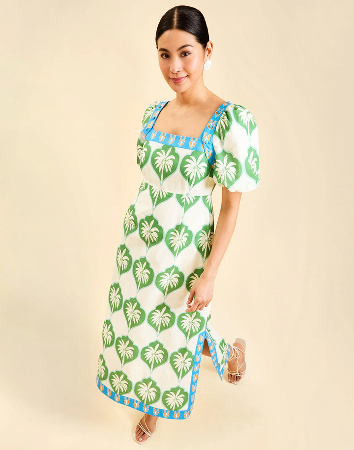 Apollo Convertible Midi Dress | Palm Bay Blue