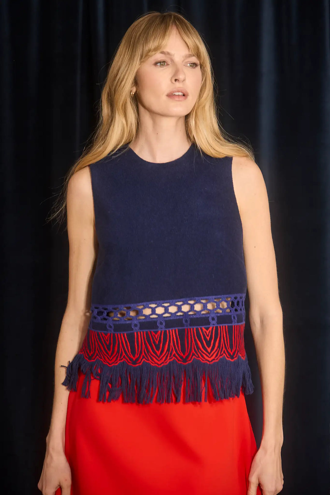 Astor Top | Midnight Wool