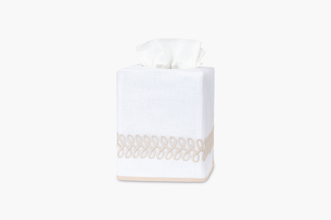 Astor Braid Tissue Box Cover