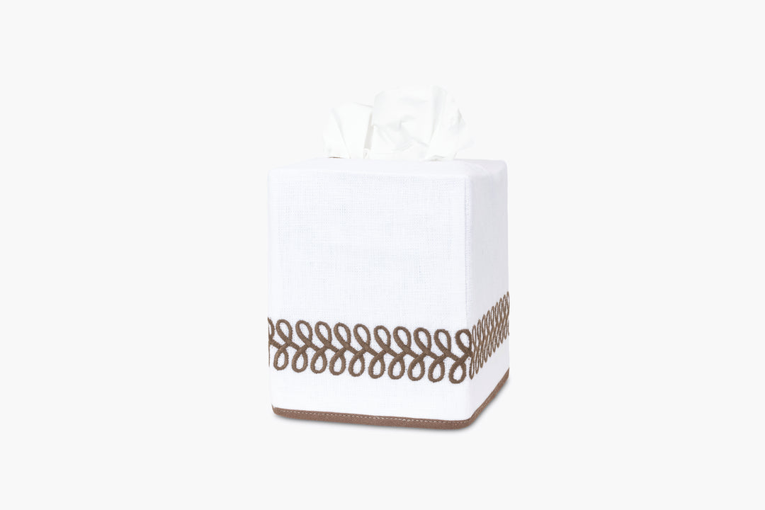 Astor Braid Tissue Box Cover