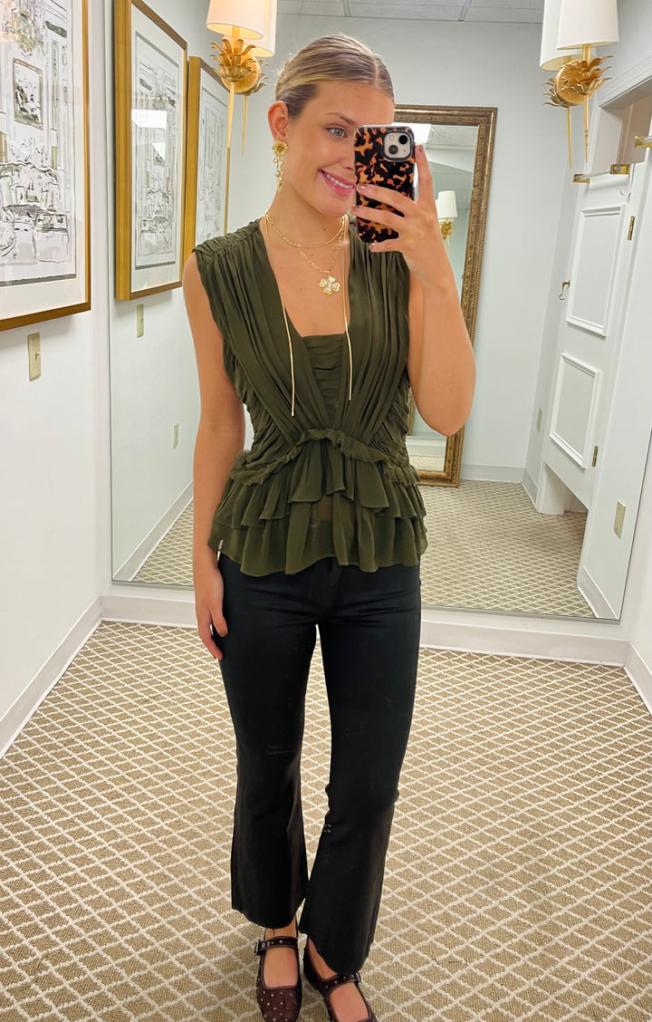 Thiago Top | Dark Olive