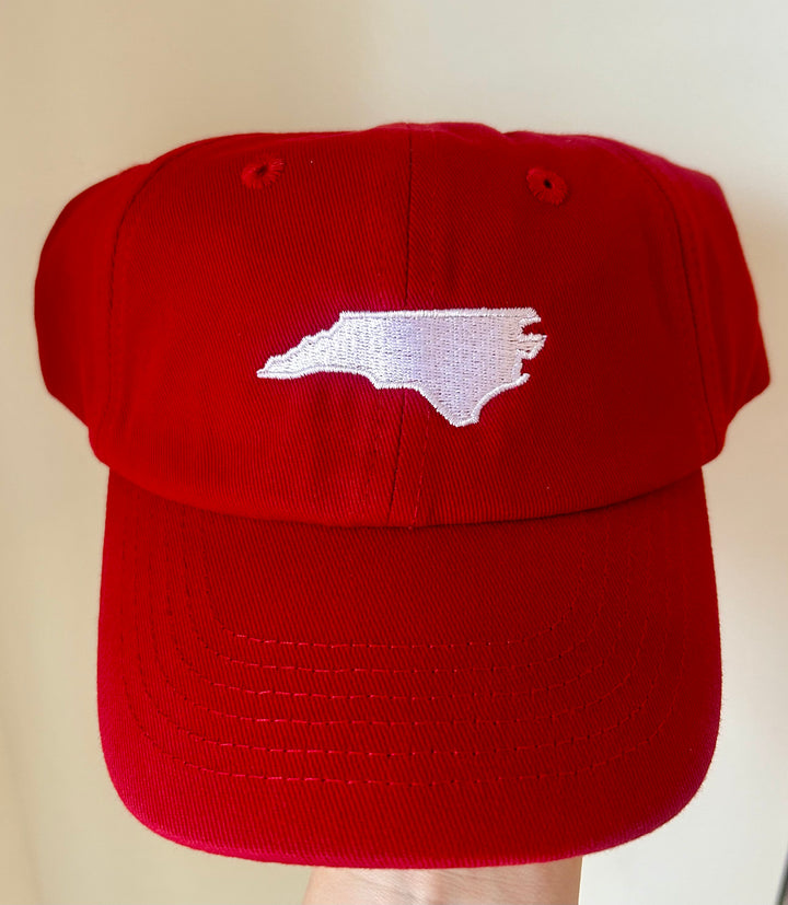 Children's NC Baseball Hat | Red