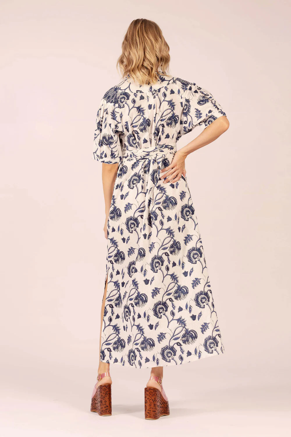 Stevie Long Dress | Capri Navy