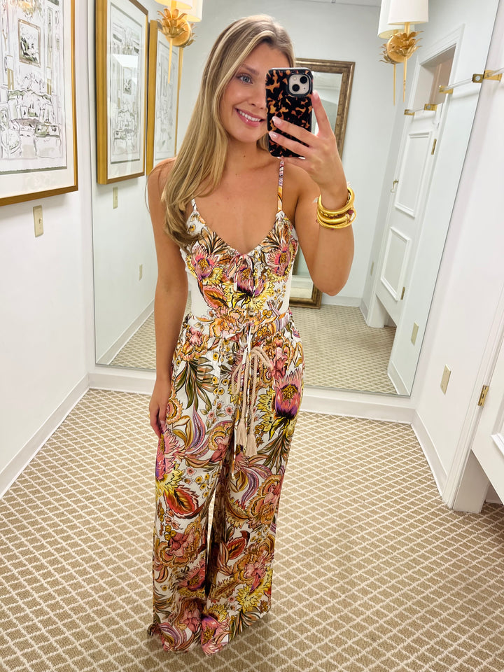 Gathered One Piece | Bel Fiore Trellis