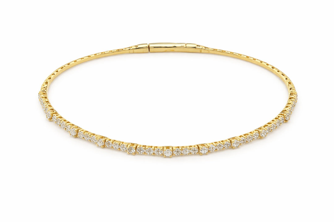 14kt 1ct Diamond Flex Bracelet B5869Y
