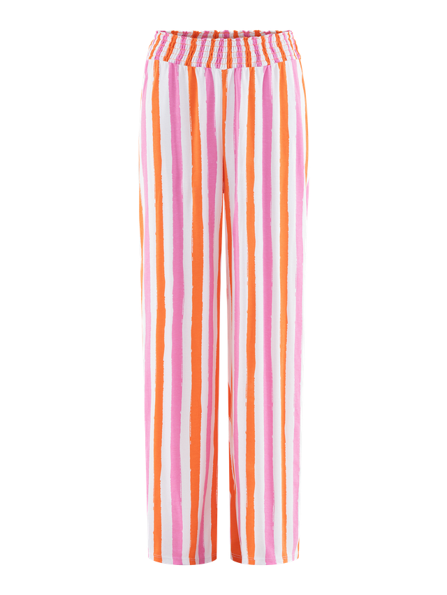 Pajama Pant Set | Coral Pink Stripe