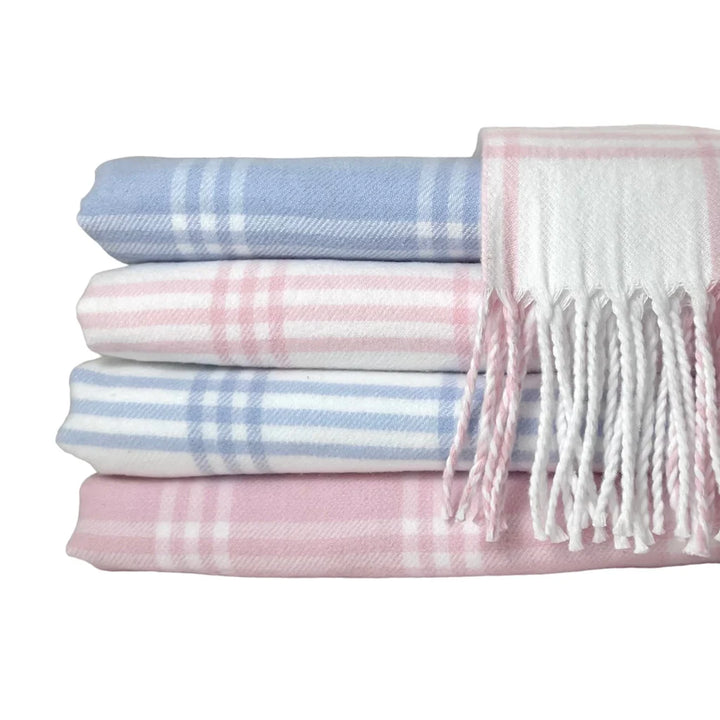 Plaid Receiving Blanket | + Colors