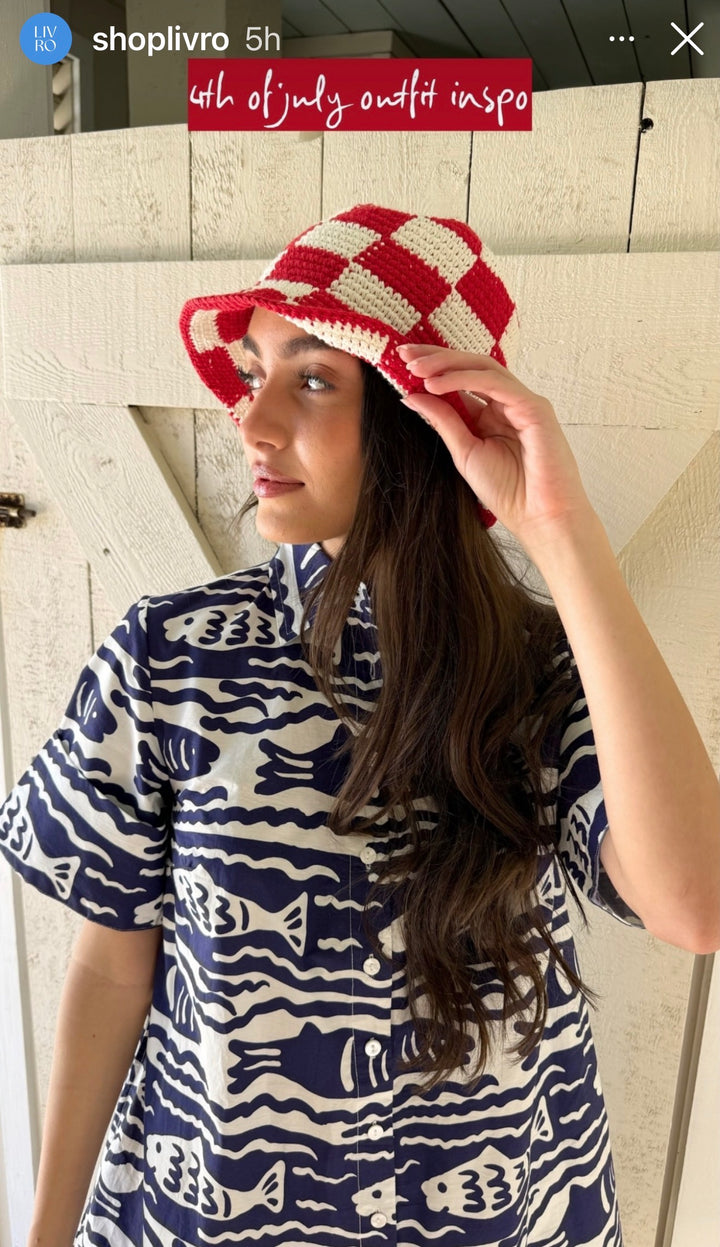 Dock Dress | Fish Print