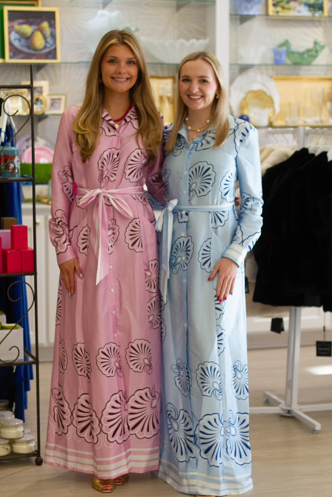 Tilos Maxi Dress | Pink