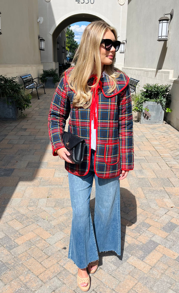 Simone Jacket | Midnight Tartan