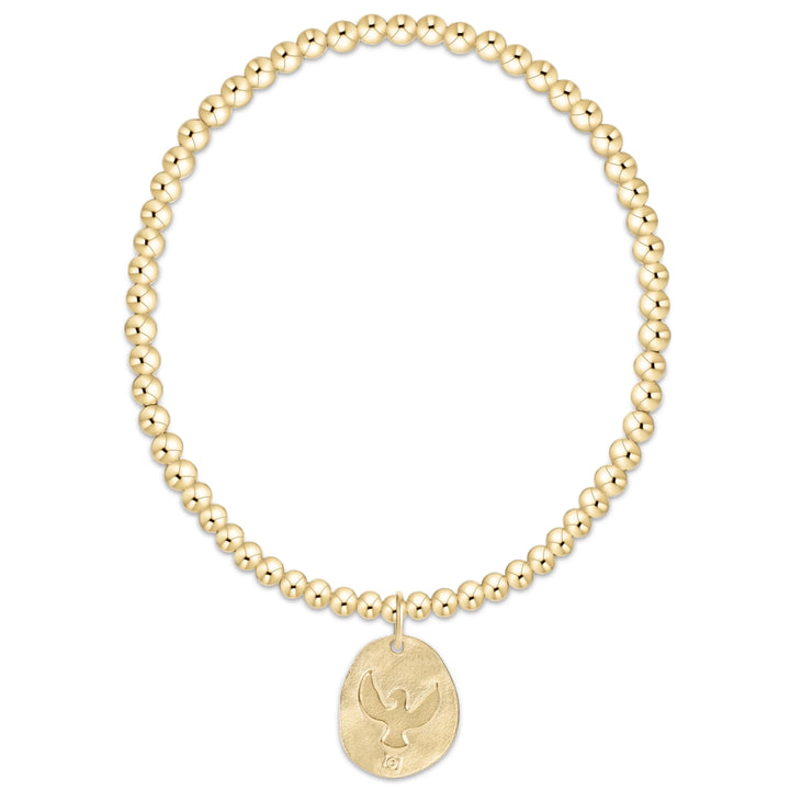 Classic Gold 3mm Bracelet | Inspire America Gold Disc