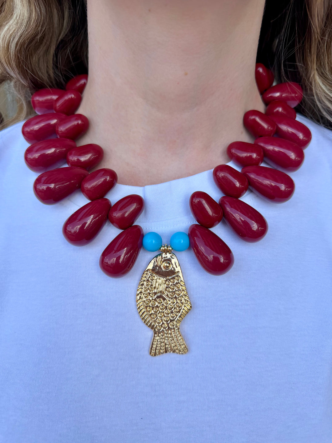 Resin Fish Necklace