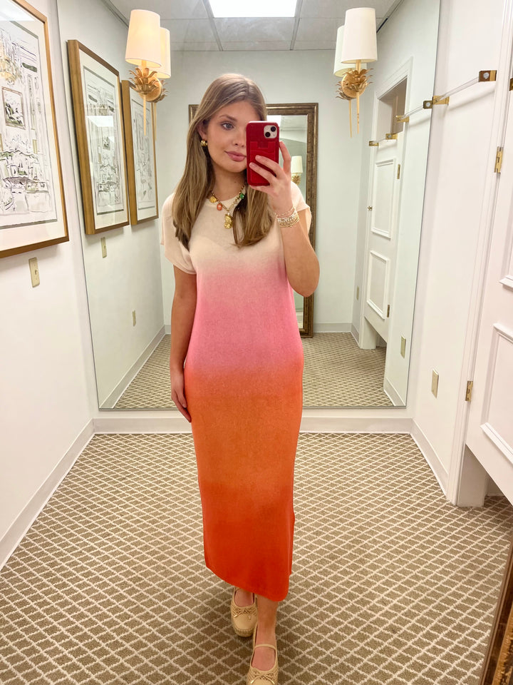 Maxi Tee Dress | Pink Bali