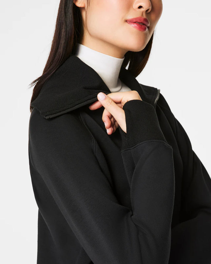 HeavyAir Full Zip Tunic | Very Black