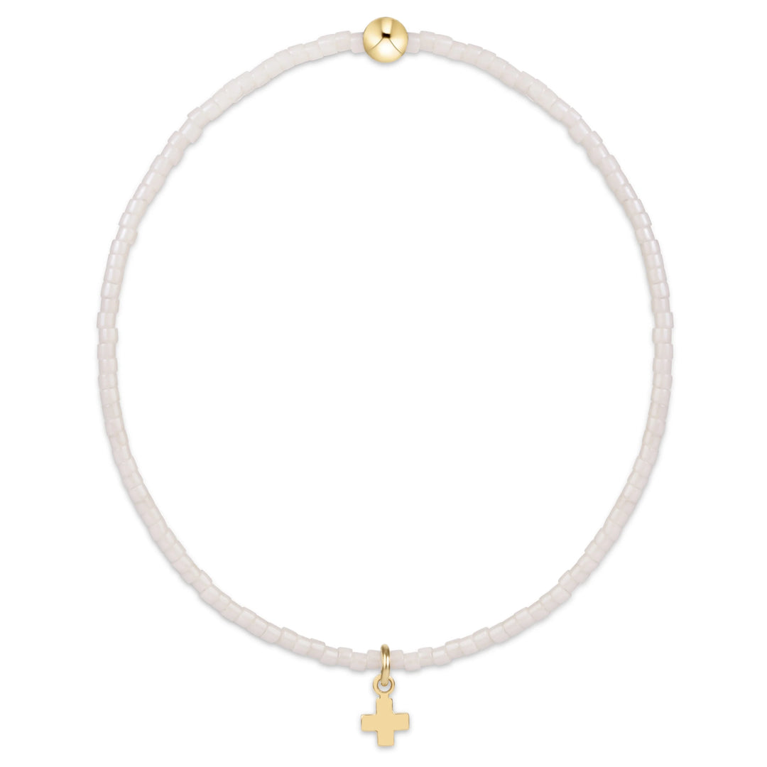 Hope Classic Bracelet - Signature Cross Small Gold Charm