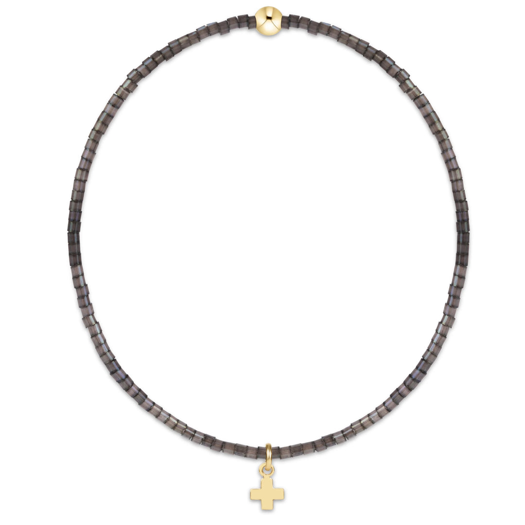 Hope Classic Bracelet - Signature Cross Small Gold Charm