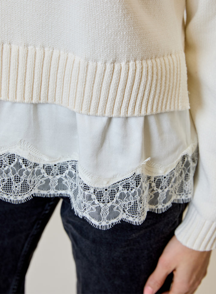 Cowl Neck Sweater | Twofer Canvas