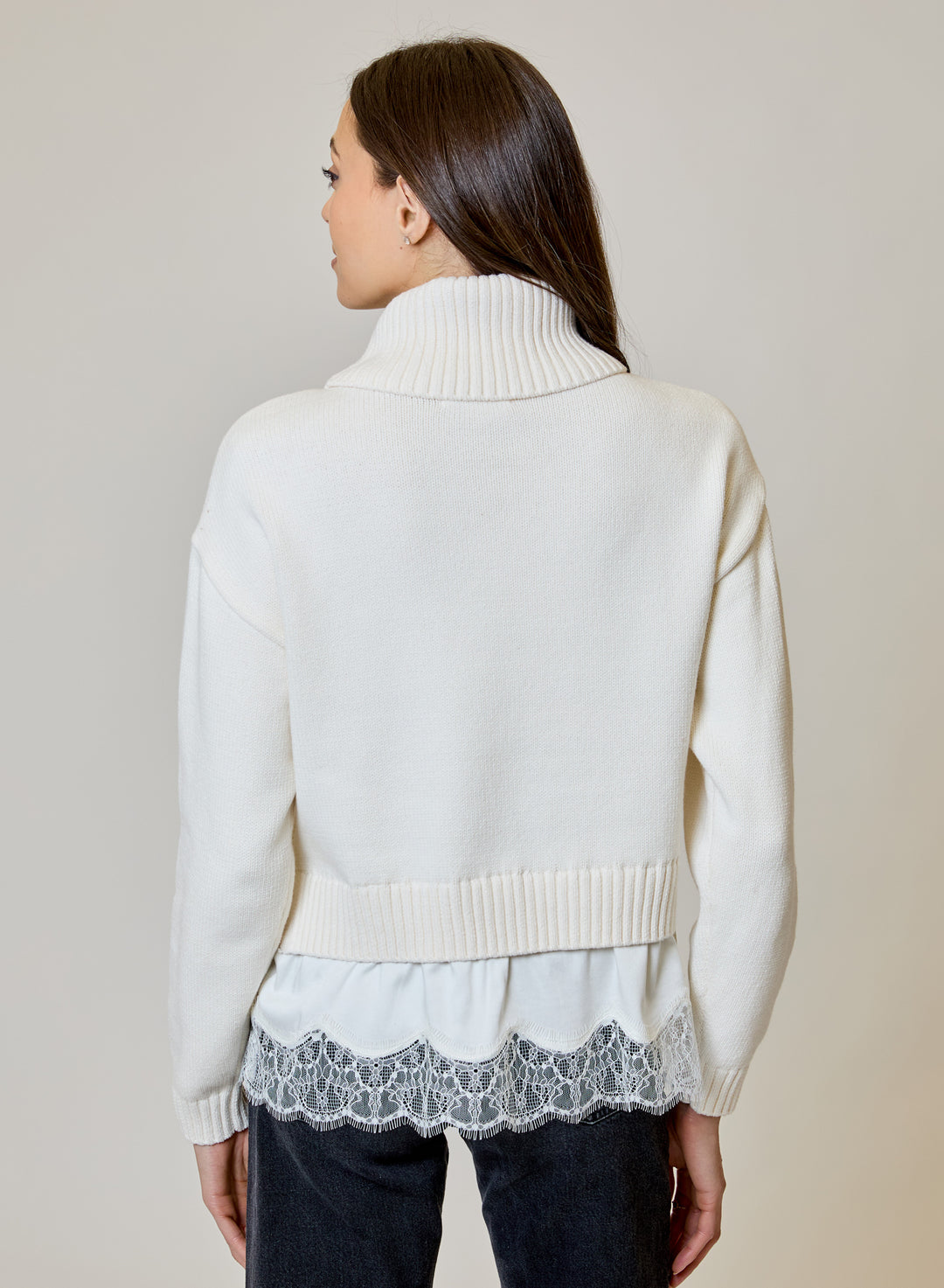 Cowl Neck Sweater | Twofer Canvas
