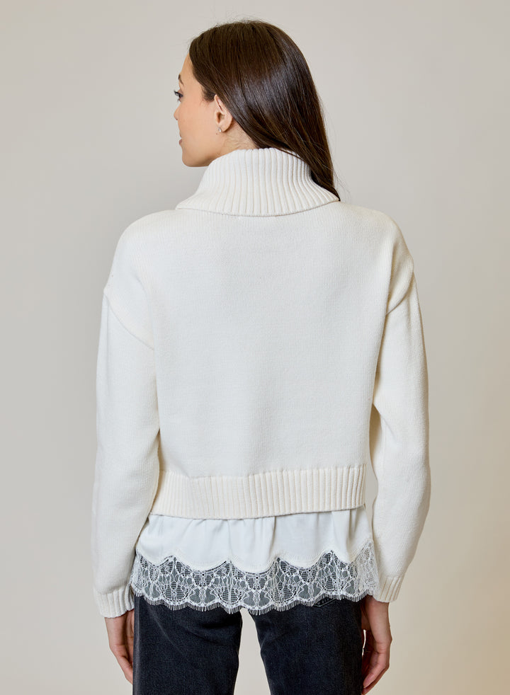 Cowl Neck Sweater | Twofer Canvas