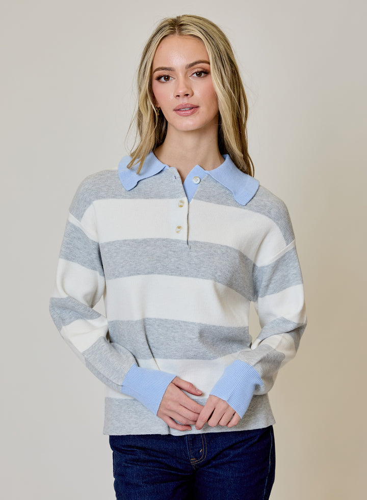Long Sleeve Rugby Polo | Airstream