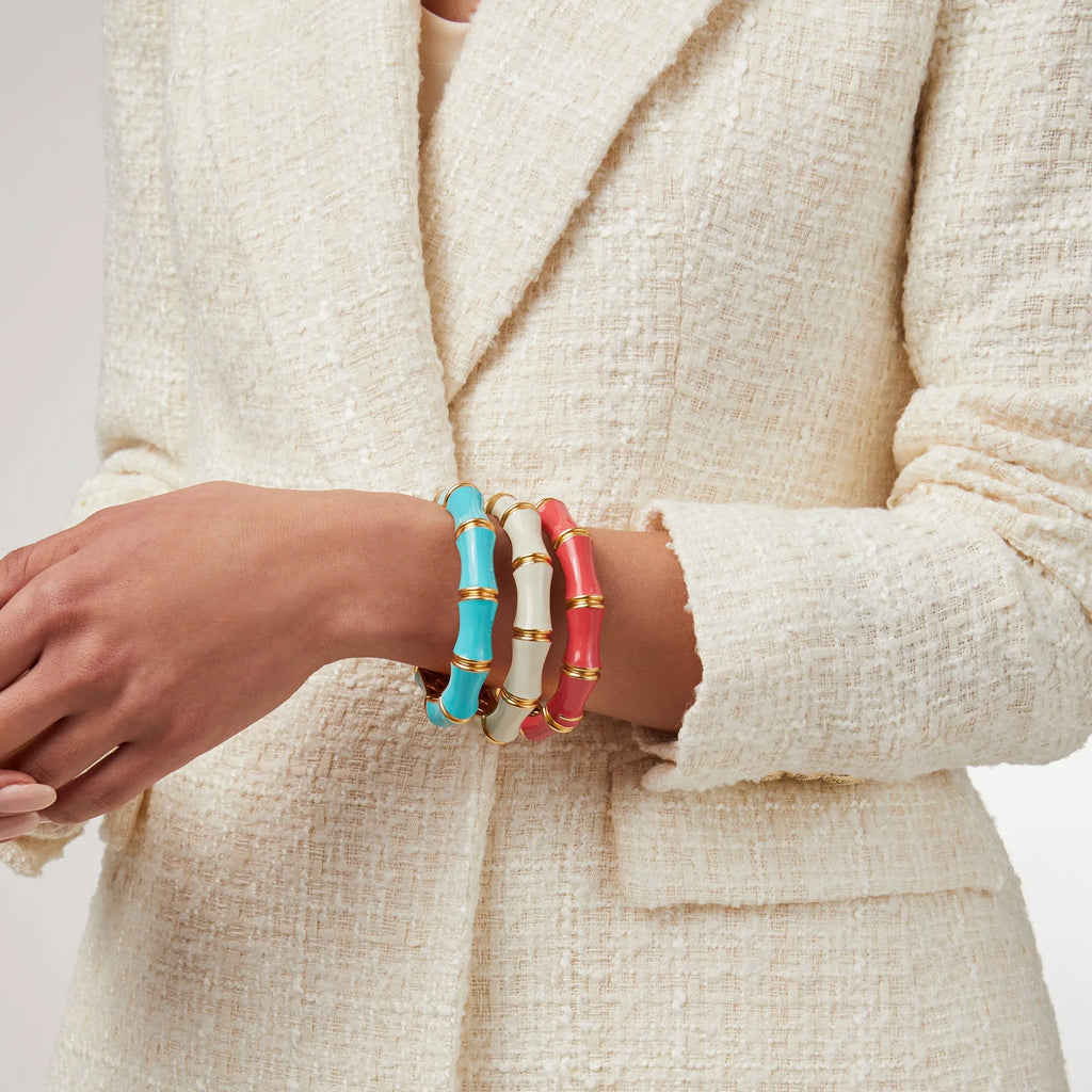 Bamboo Hinge Bangle | + Colors – Charlotte's Inc