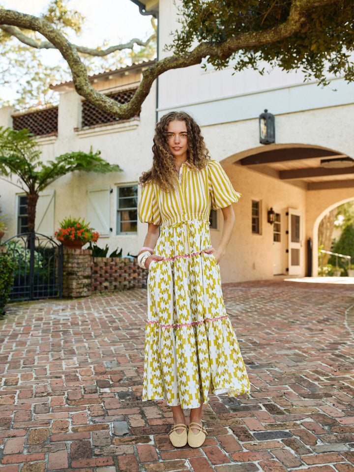Banyan Puff Sleeve Dress | Lime & Vine