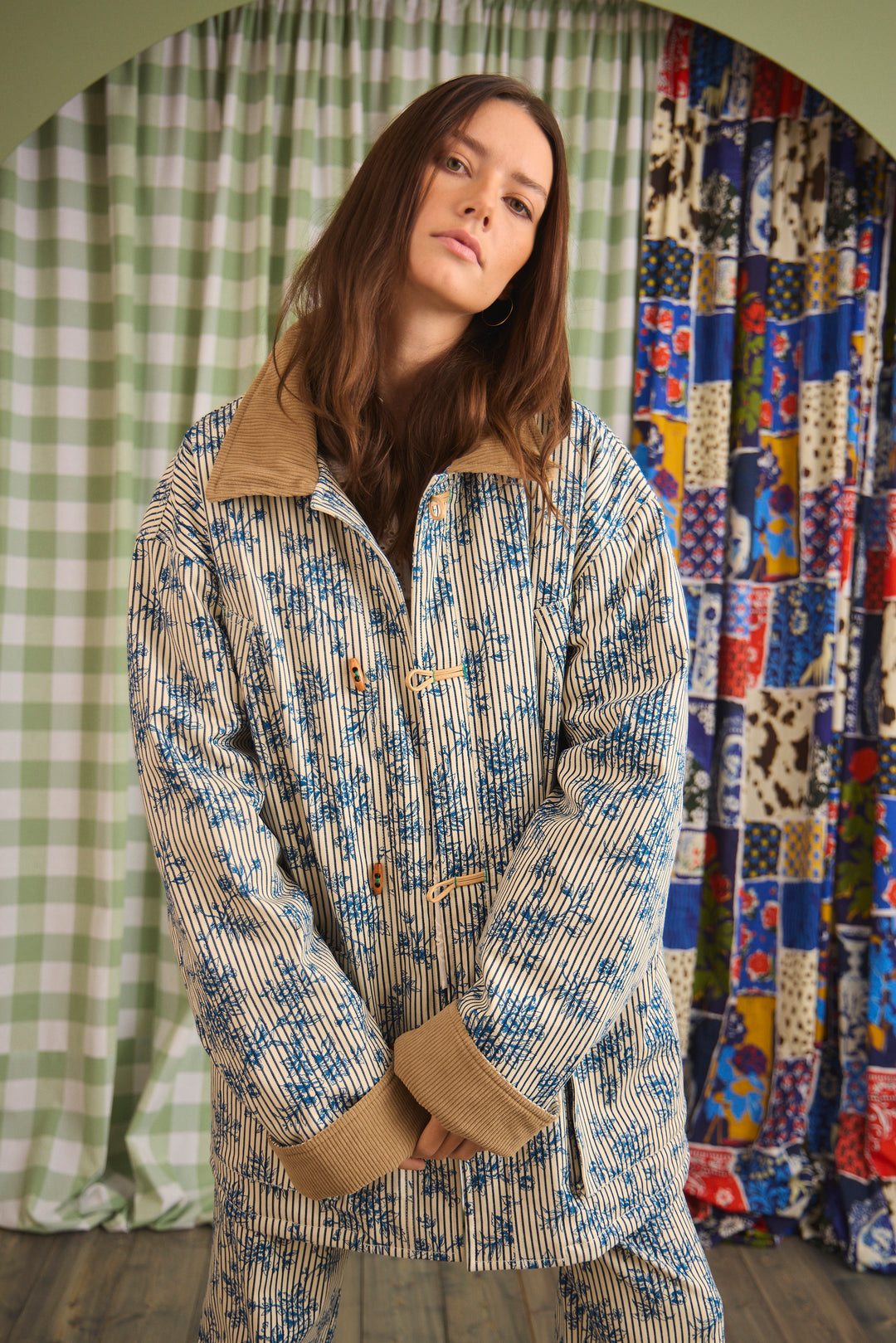 Barn Jacket | Cornflower Toile