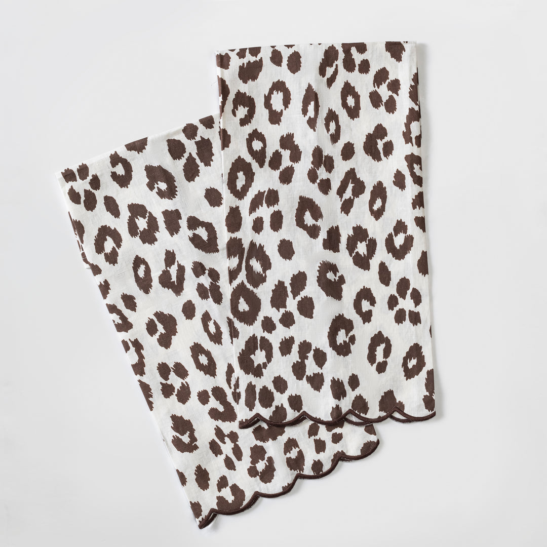 Iconic Leopard Guest Towel