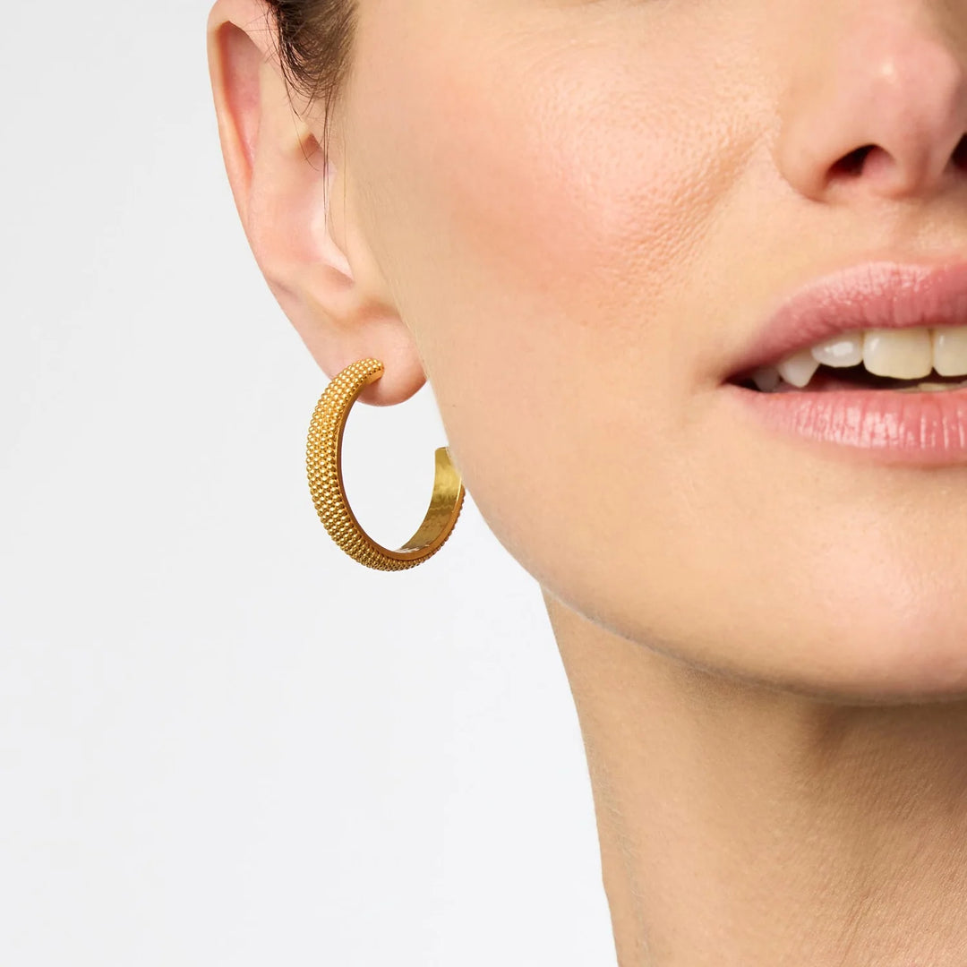 Beaded Eternity Hoop + Sizes
