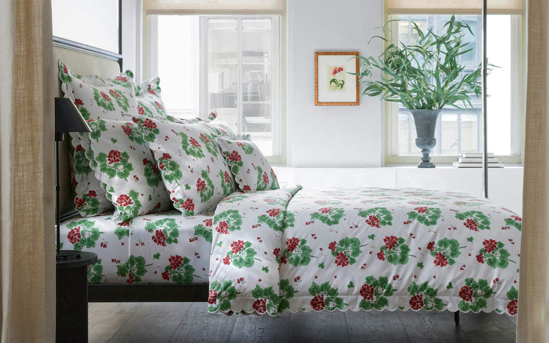 Geranium Fitted Sheet