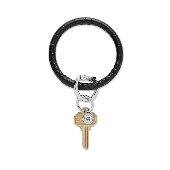Croc Embossed Key Ring | + Colors