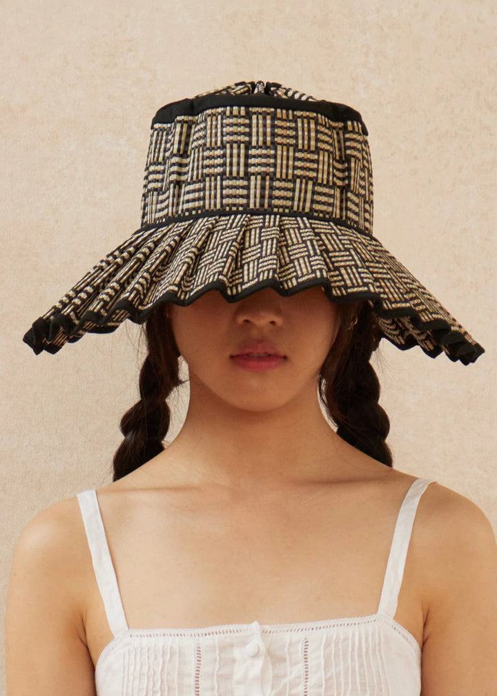 Island Capri Hat | Black Bamboo