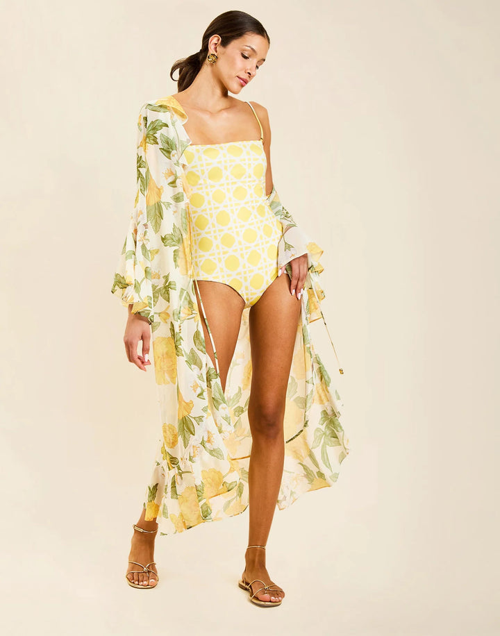 Bria Convertible One Piece | Garden Lattice