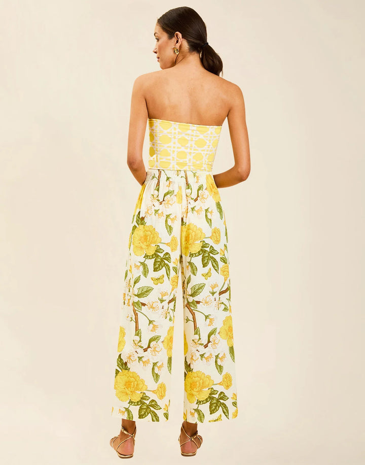 Chloe Wrap Beach Pant | Golden Gardenia