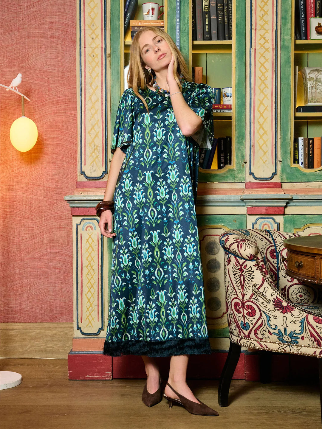 Georgia Dress | Peacock Navy