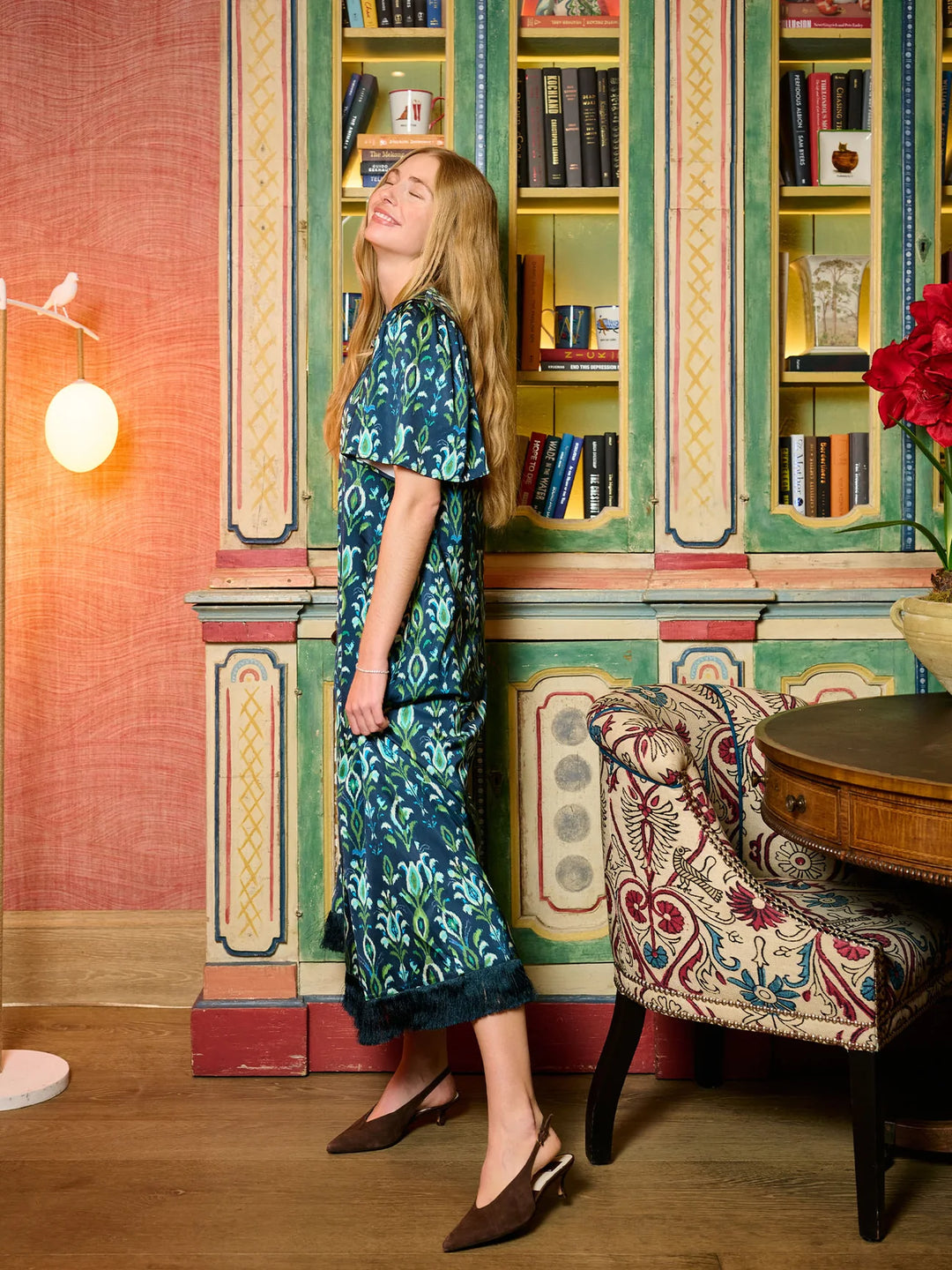 Georgia Dress | Peacock Navy