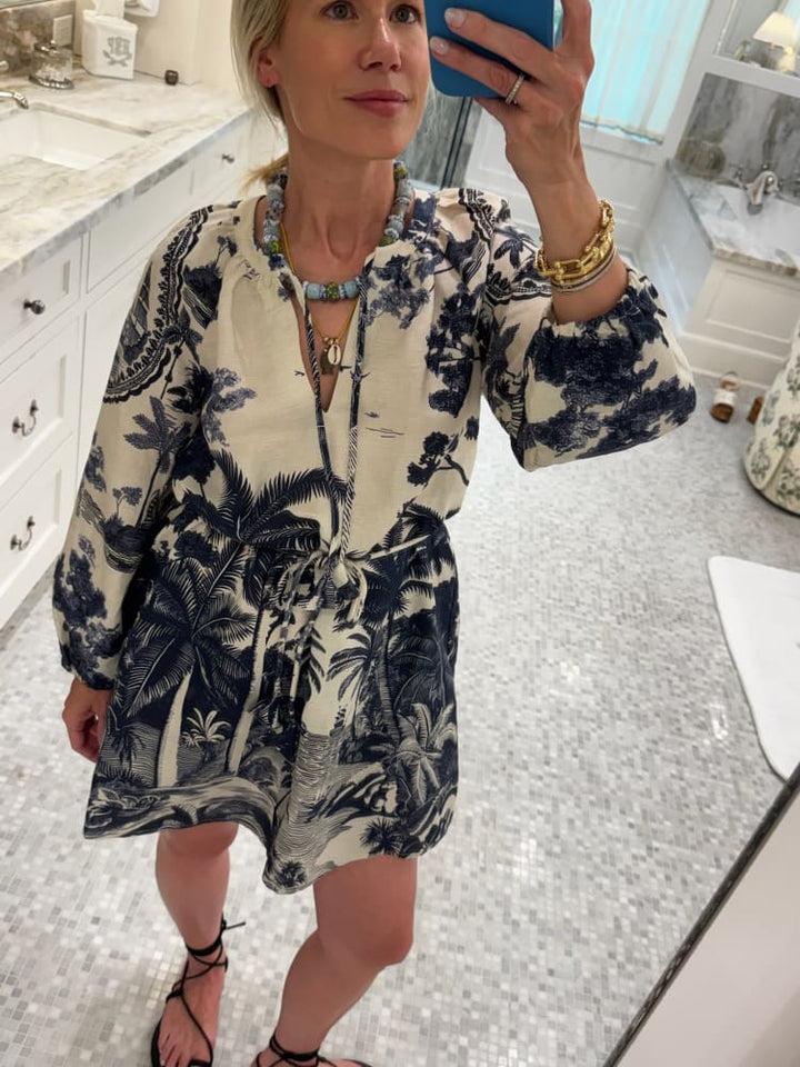 Lisette Dress | Bermuda Toile