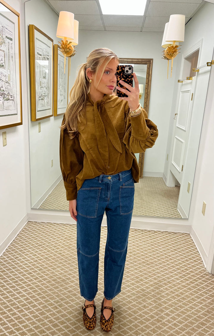 Mallory Jeans | Blue Rigid Denim