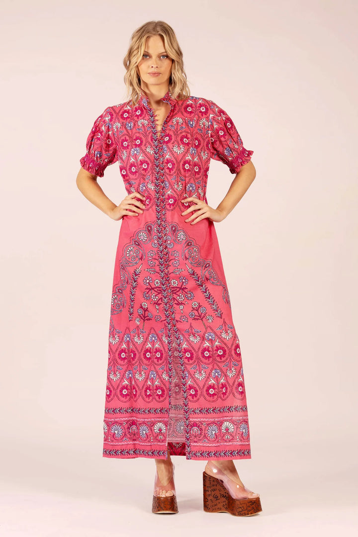 July Maxi Dress | Raspberry