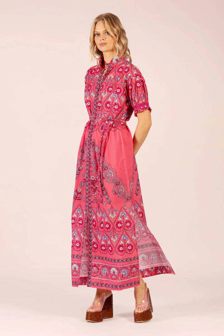 July Maxi Dress | Raspberry
