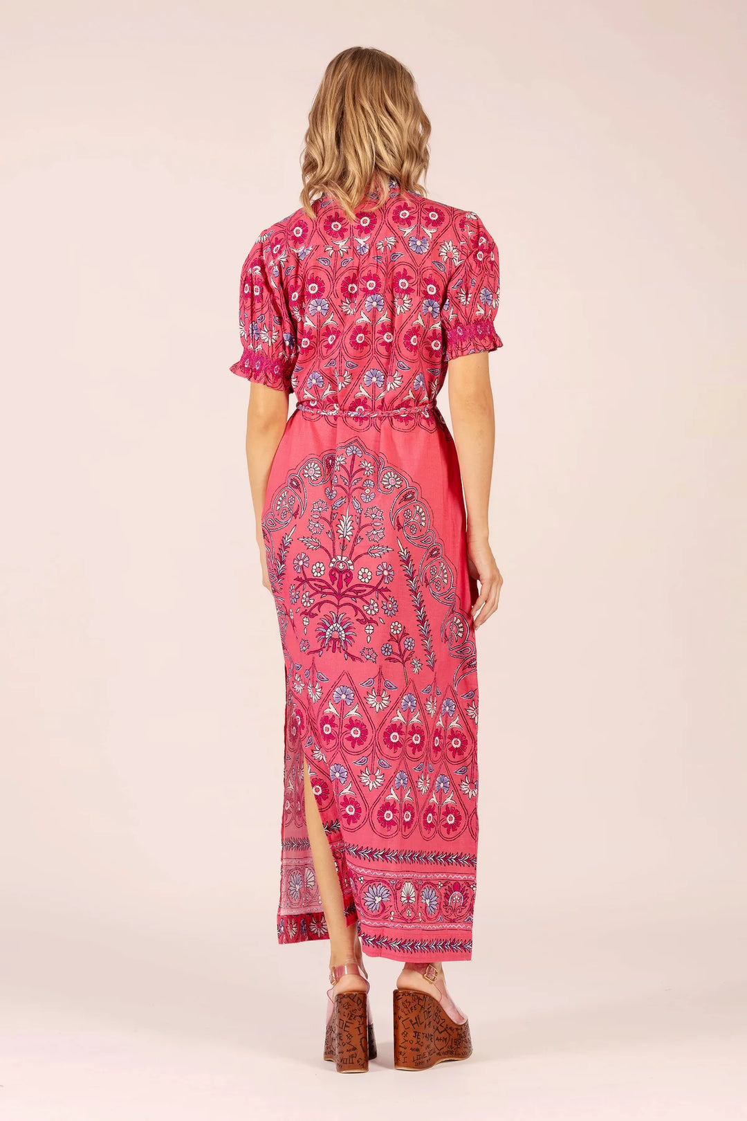 July Maxi Dress | Raspberry
