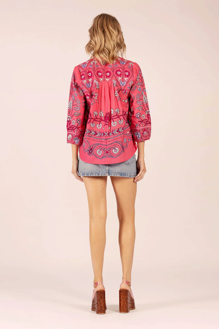 Texas Shirt | Raspberry