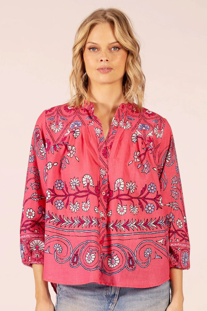 Texas Shirt | Raspberry