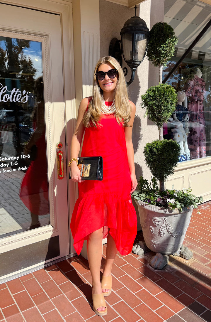 Ruby Dress | Poinsettia