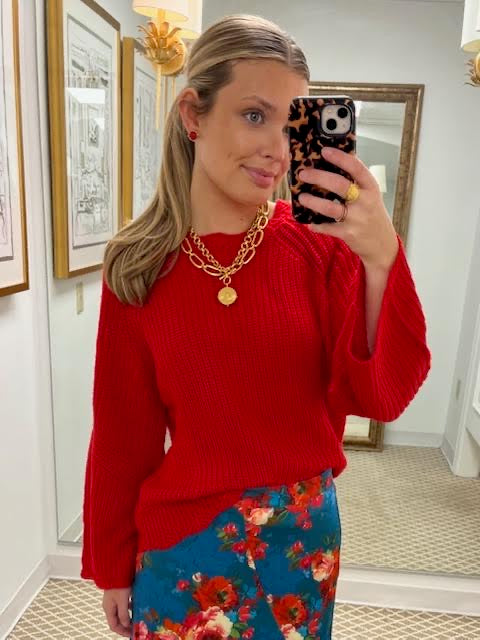 Parker Sweater | Red