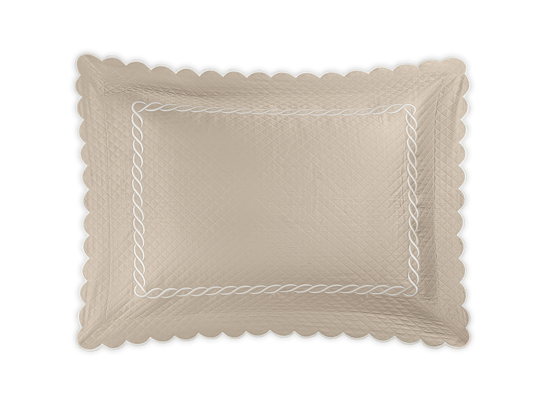 Classic Chain Scallop Matelassé Sham