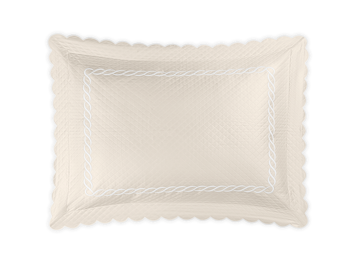 Classic Chain Scallop Matelassé Sham